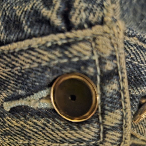 FJ 560 Men's Blue Denim Jacket #y2k #ventage #hiphop - Picture 4 of 10